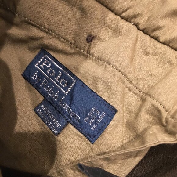 Vintage Polo Ralph Lauren Dark Brown Corduroy Pant - Picture 5 of 7